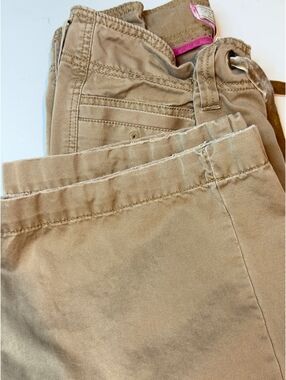 GAP Womens Size 2 Pleated Wide Leg Khaki Pants Beige Casual Chino Trousers
